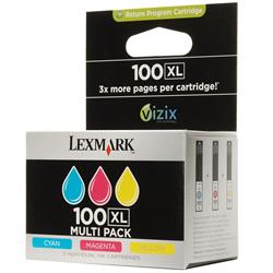 Lexmark 14N0849 - 100 CMY Üçlü Paket Renkli Kartuş Seti