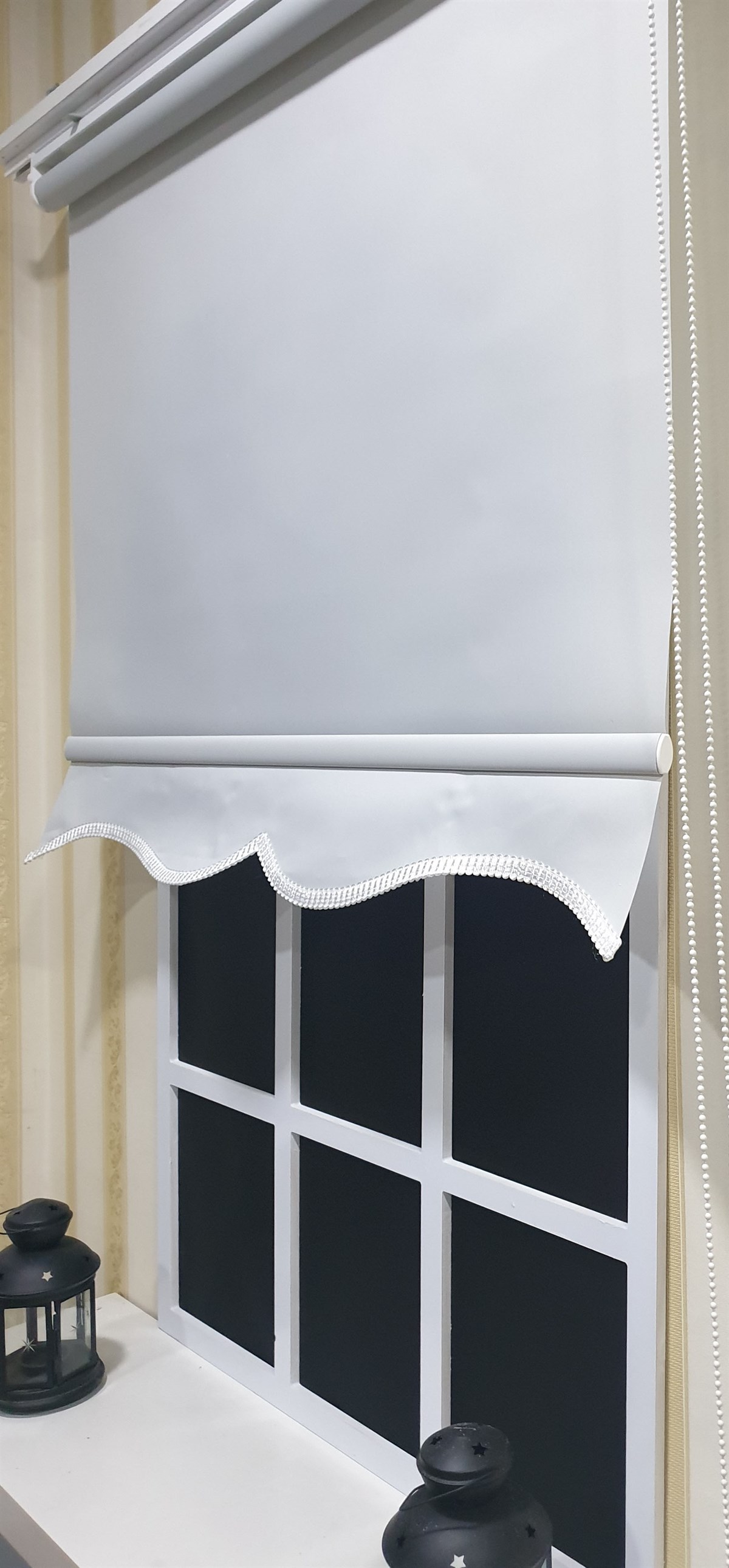 Düz Gri Stor Perde STB--5321