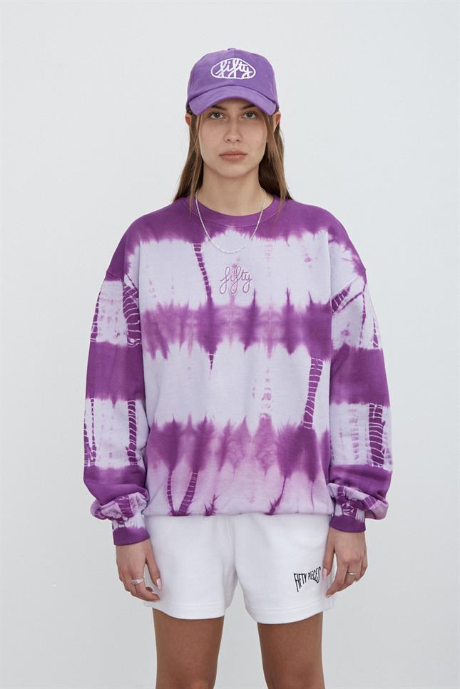 KADIN OVERSIZE BATİK SWEATSHIRT