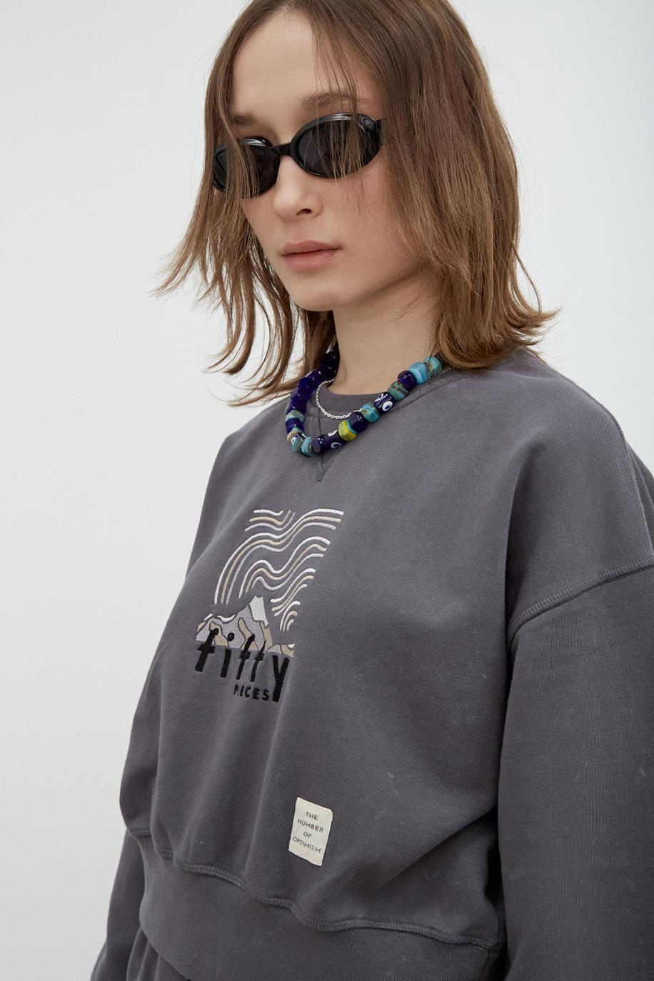 Sweatshirt loose fit sale