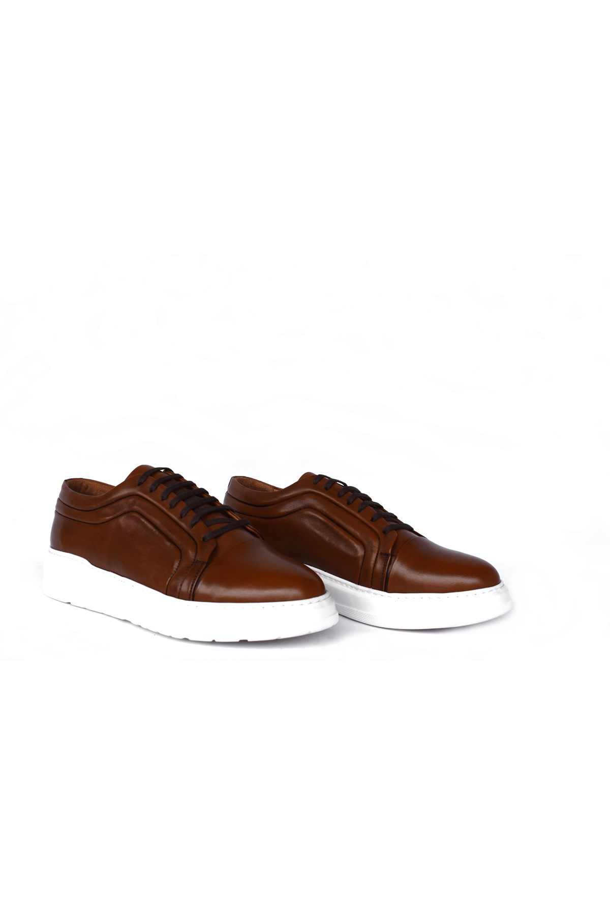 Hakiki Deri Taba Erkek Sneaker 