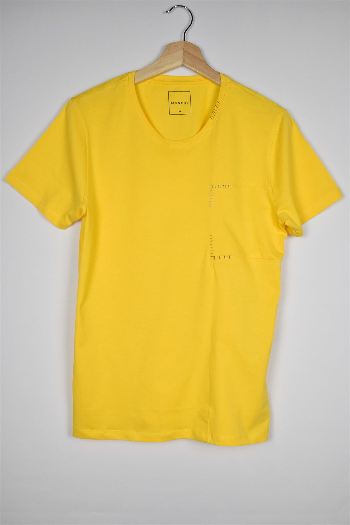 Erkek Dikiş Detaylı T-Shirt