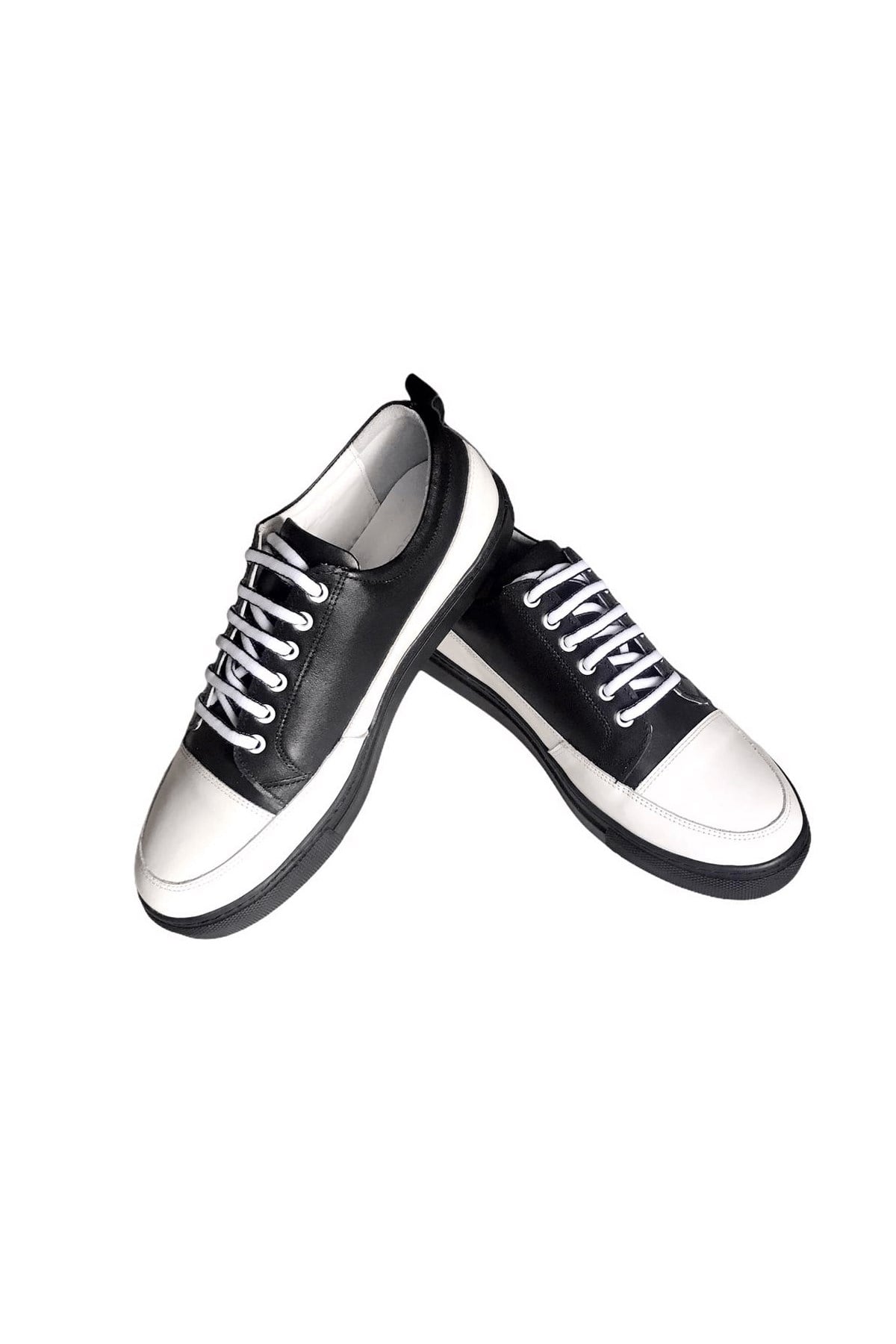Hakiki Deri Beyaz Erkek Sneaker