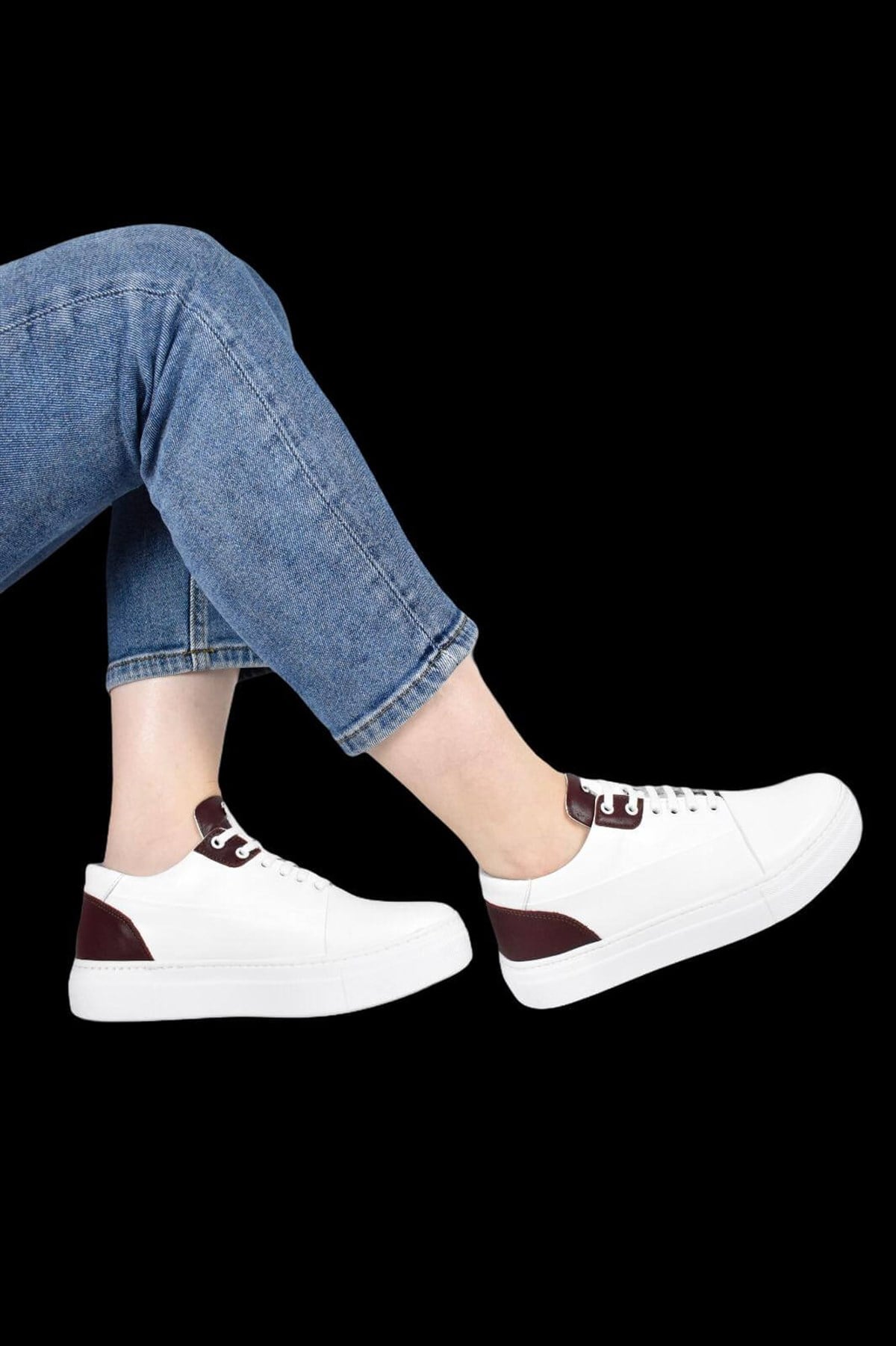 Hakiki Deri Beyaz Kadın Sneaker ITW3010WW