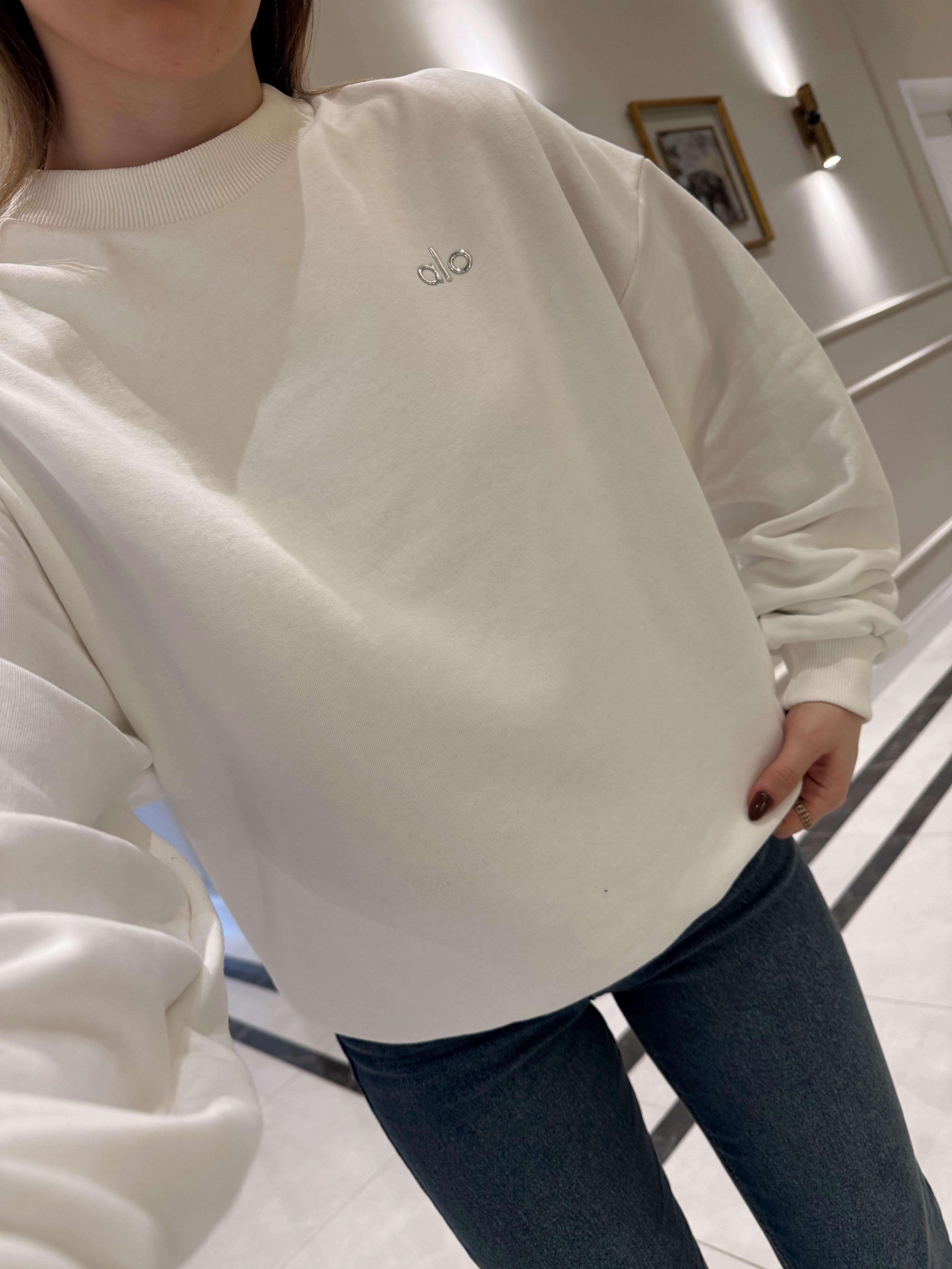 Beyaz Orj Marka Sweatshirt