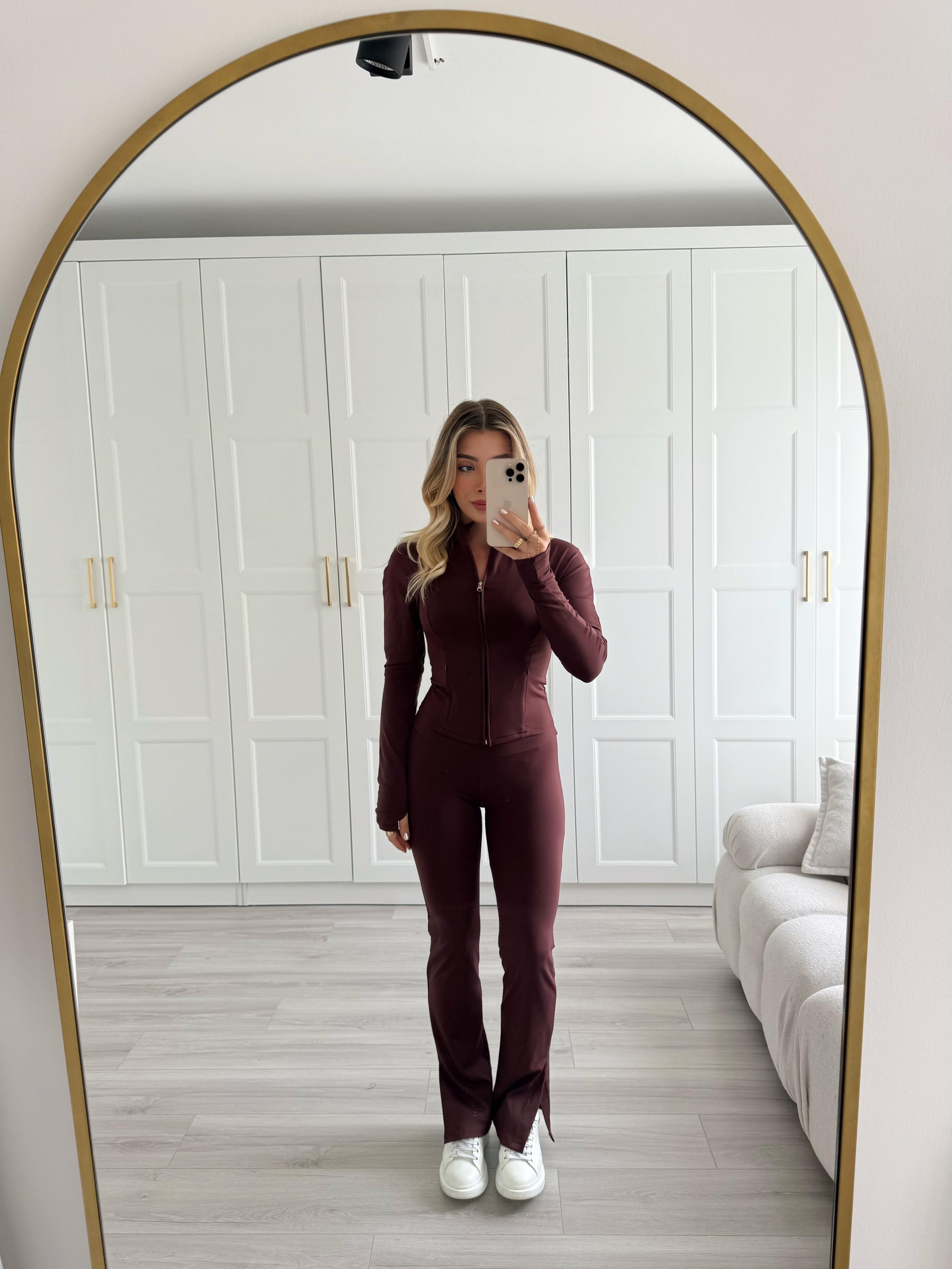 Bordo Orj Marka Soft Touch İkili Takım
