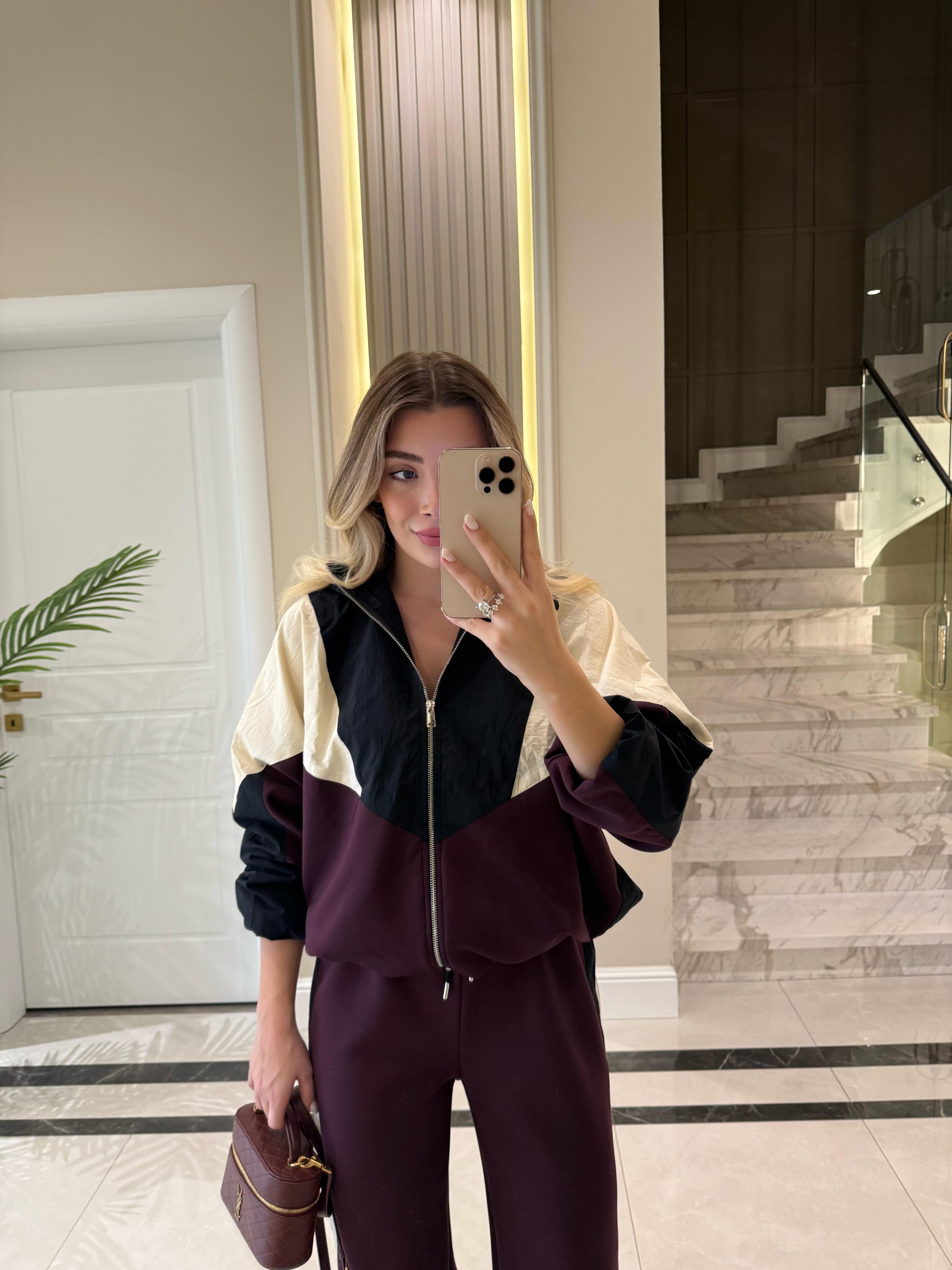 Bordo Renkli İkili Takım-36891