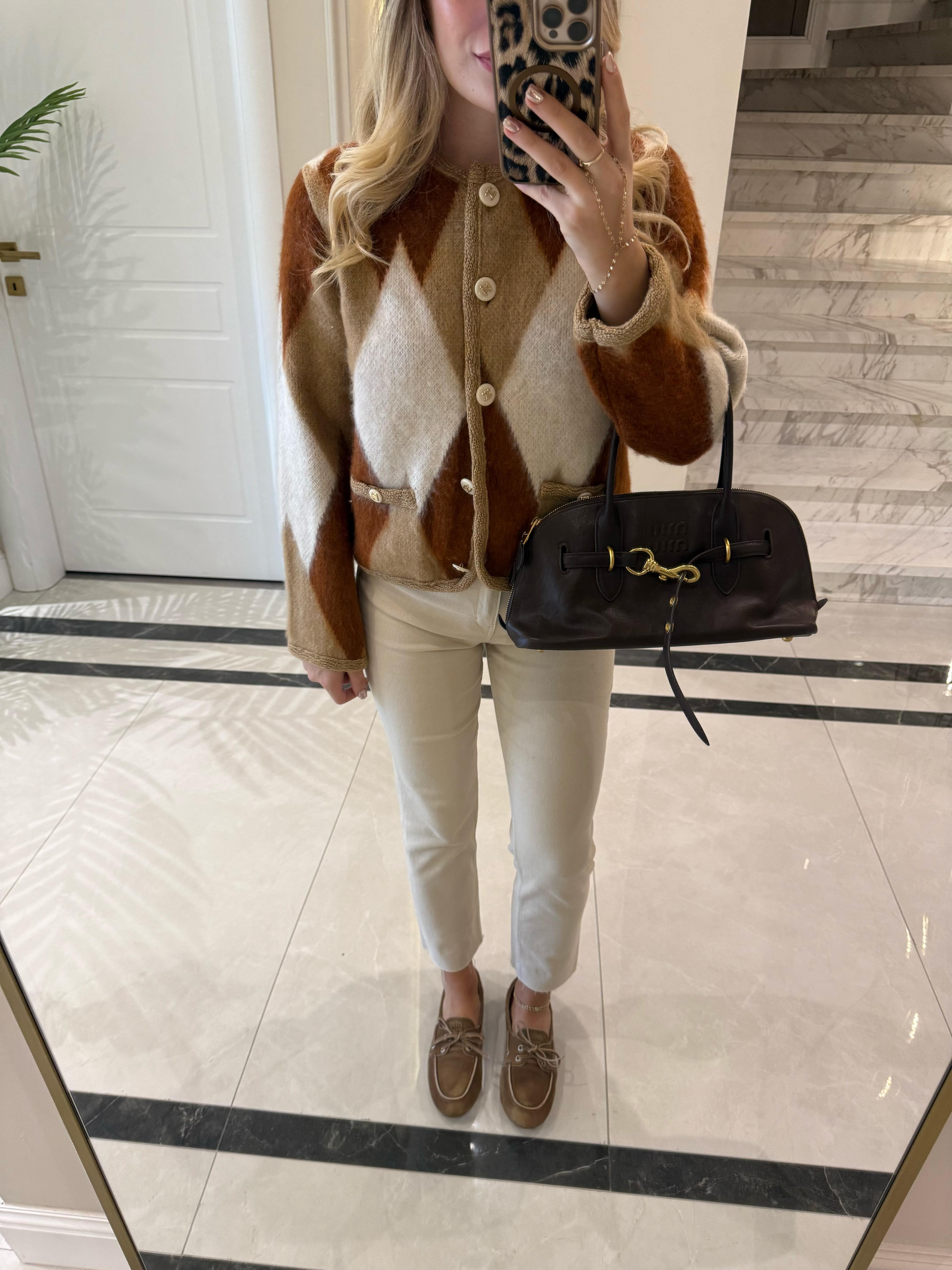 Camel-Taba Baklava Marka Model Hırka