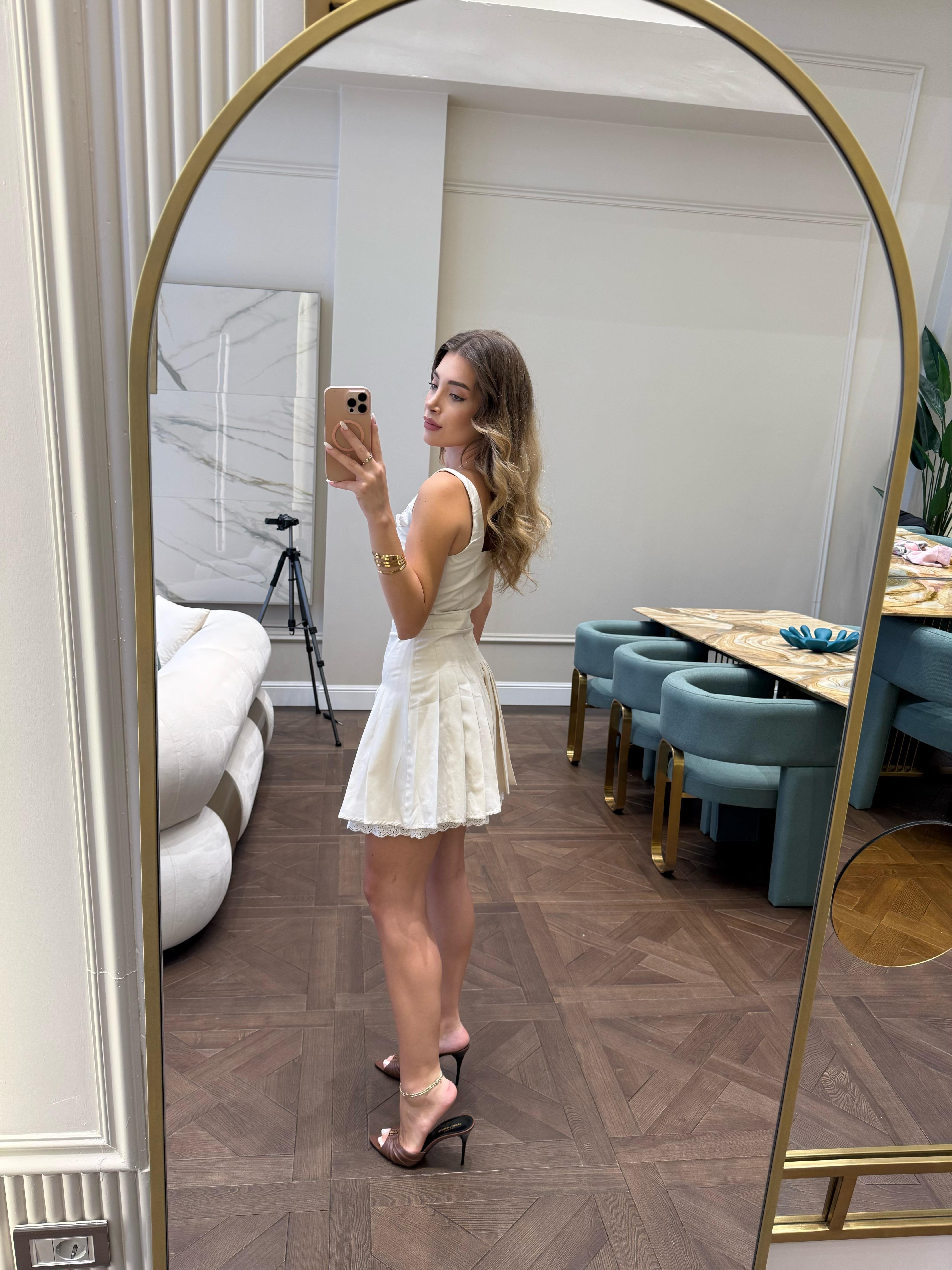 Ekru Marka Model Moosburg Elbise