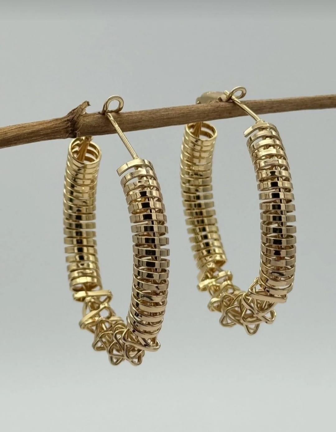 Gold Burgulu Küpe