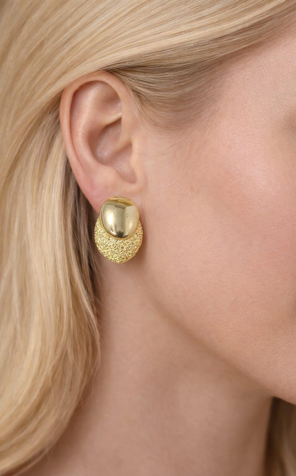 Gold Preze Küpe 