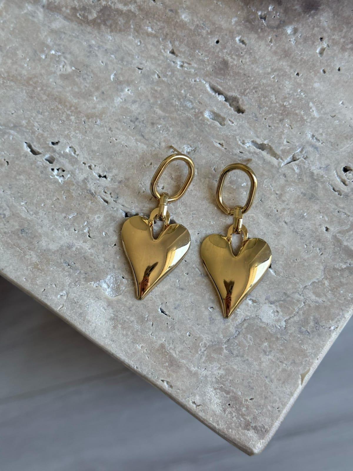 Hearly Gold Tılsım Küpe