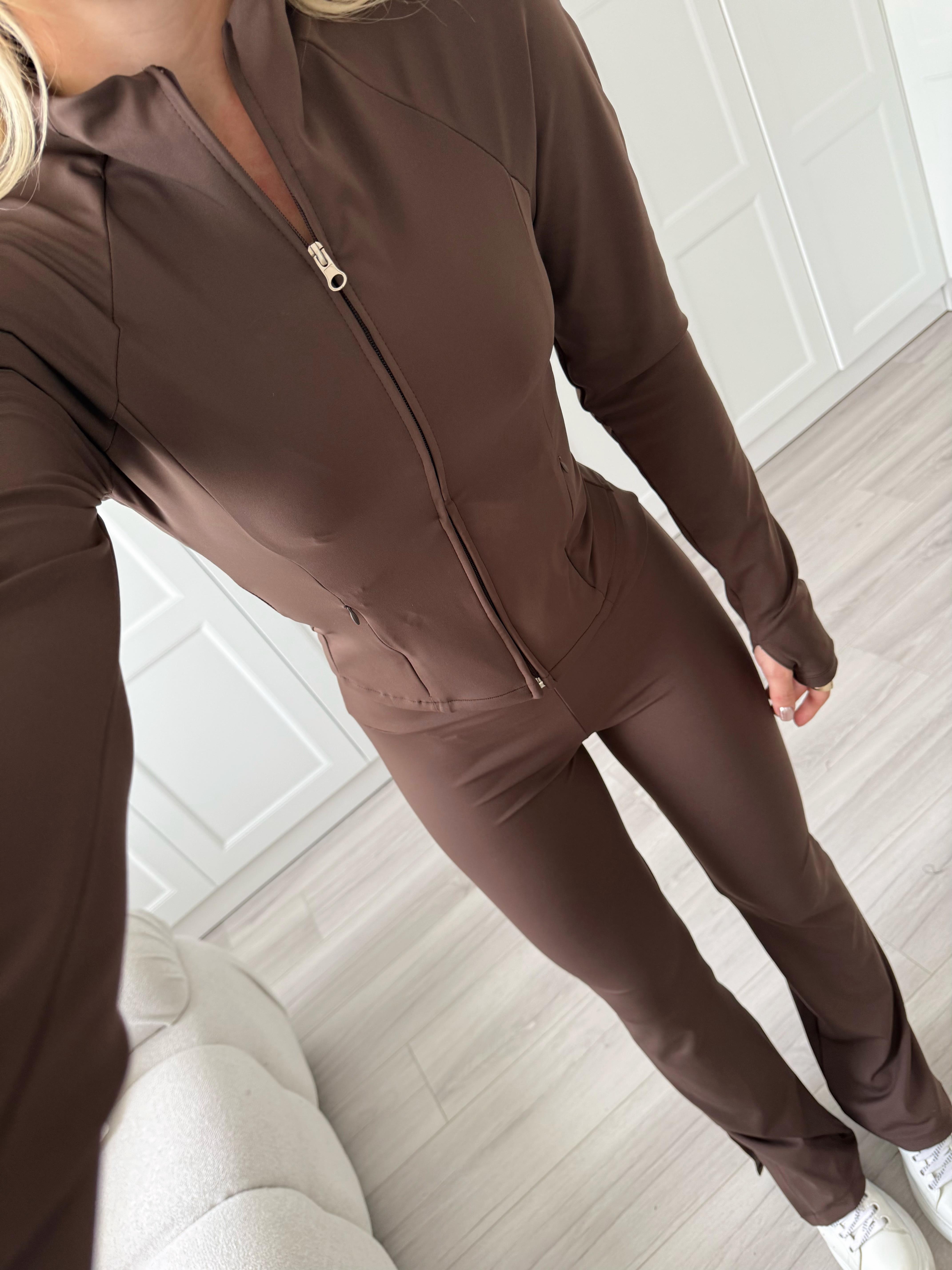 Kahve Orj Marka Soft Touch İkili Takım
