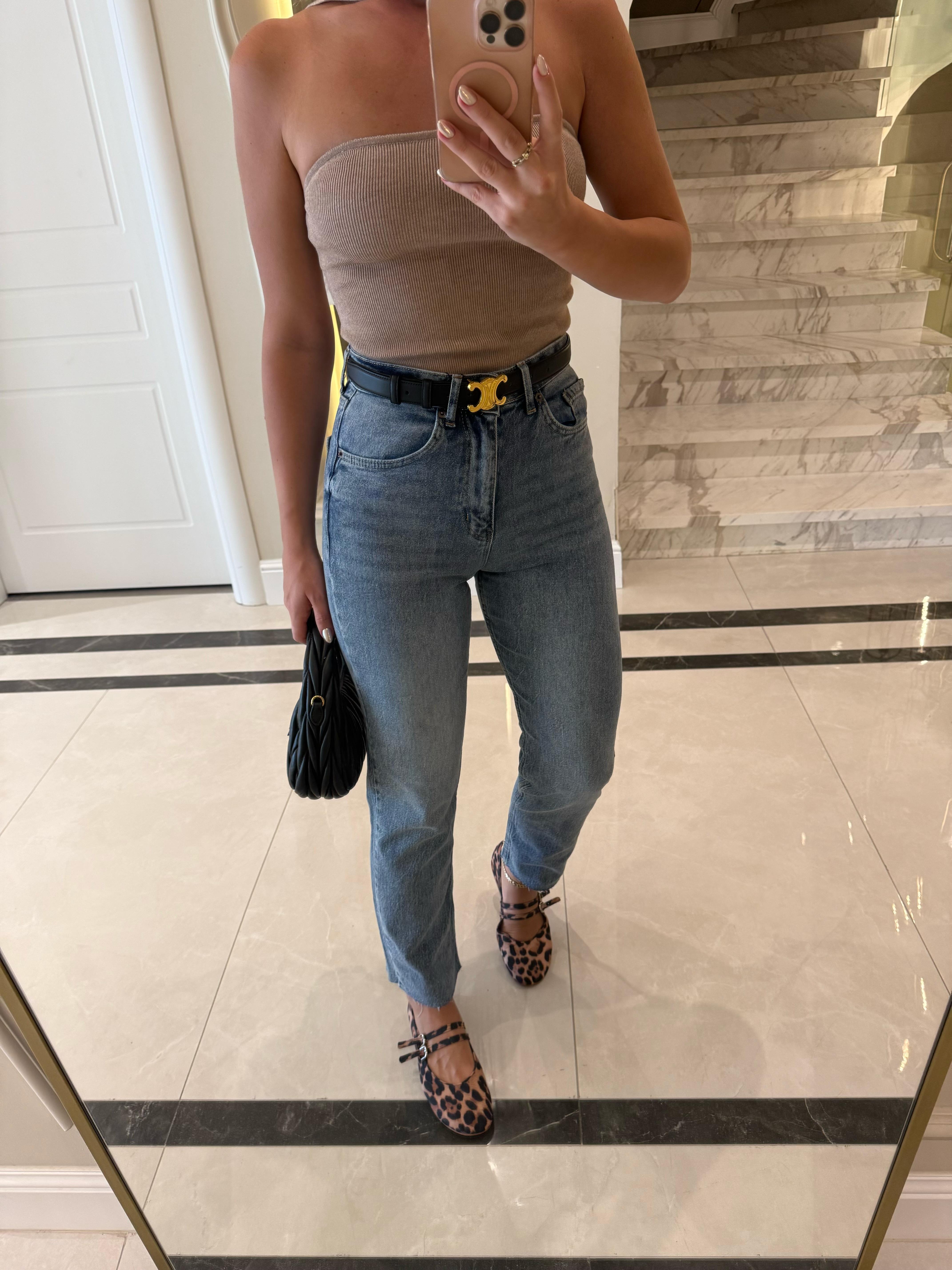 Kar Yıkama Boyfit Kesik Paçalı Jean-GM2402