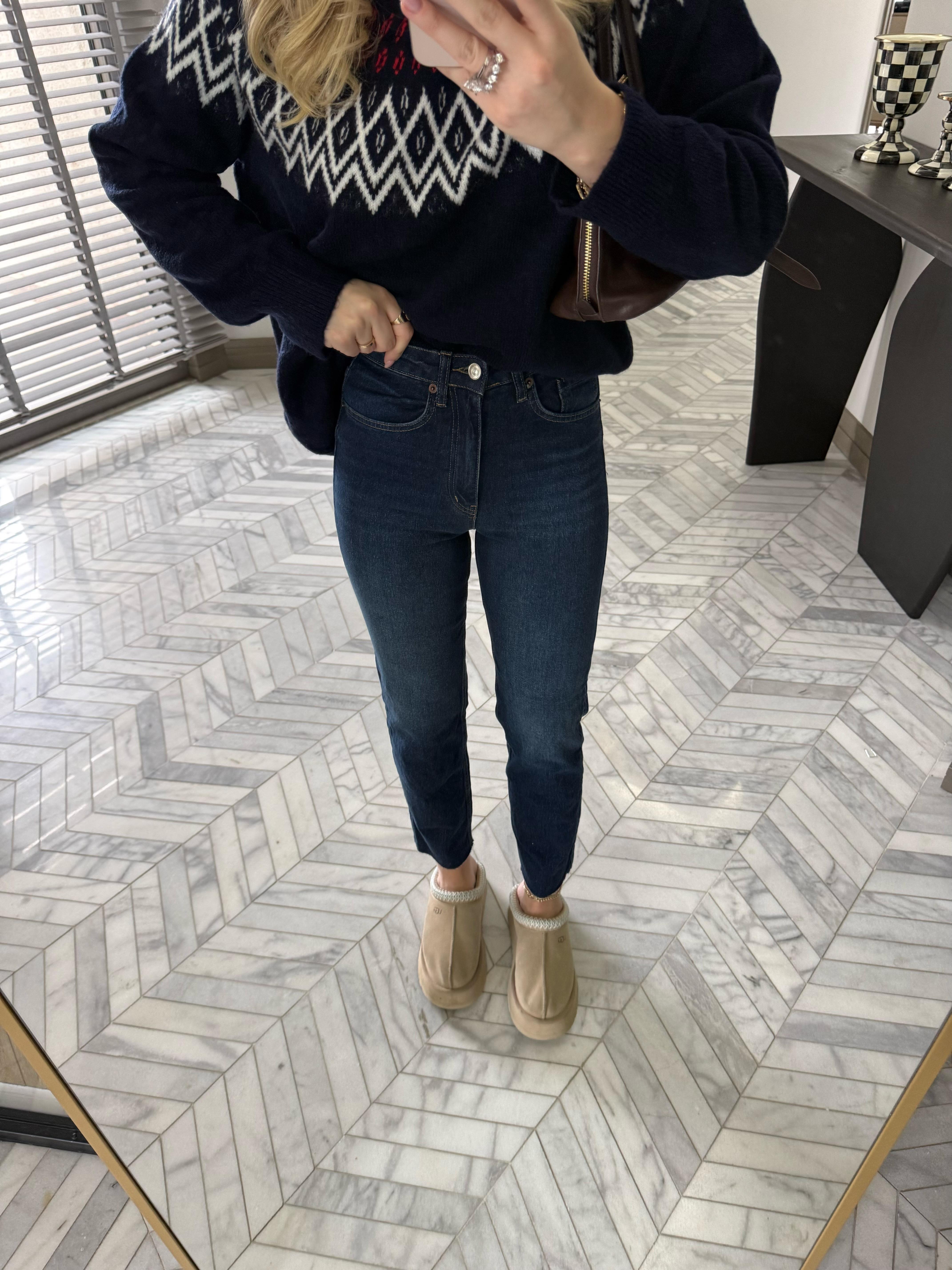 Koyu Mavi Boyfit Jean -2146