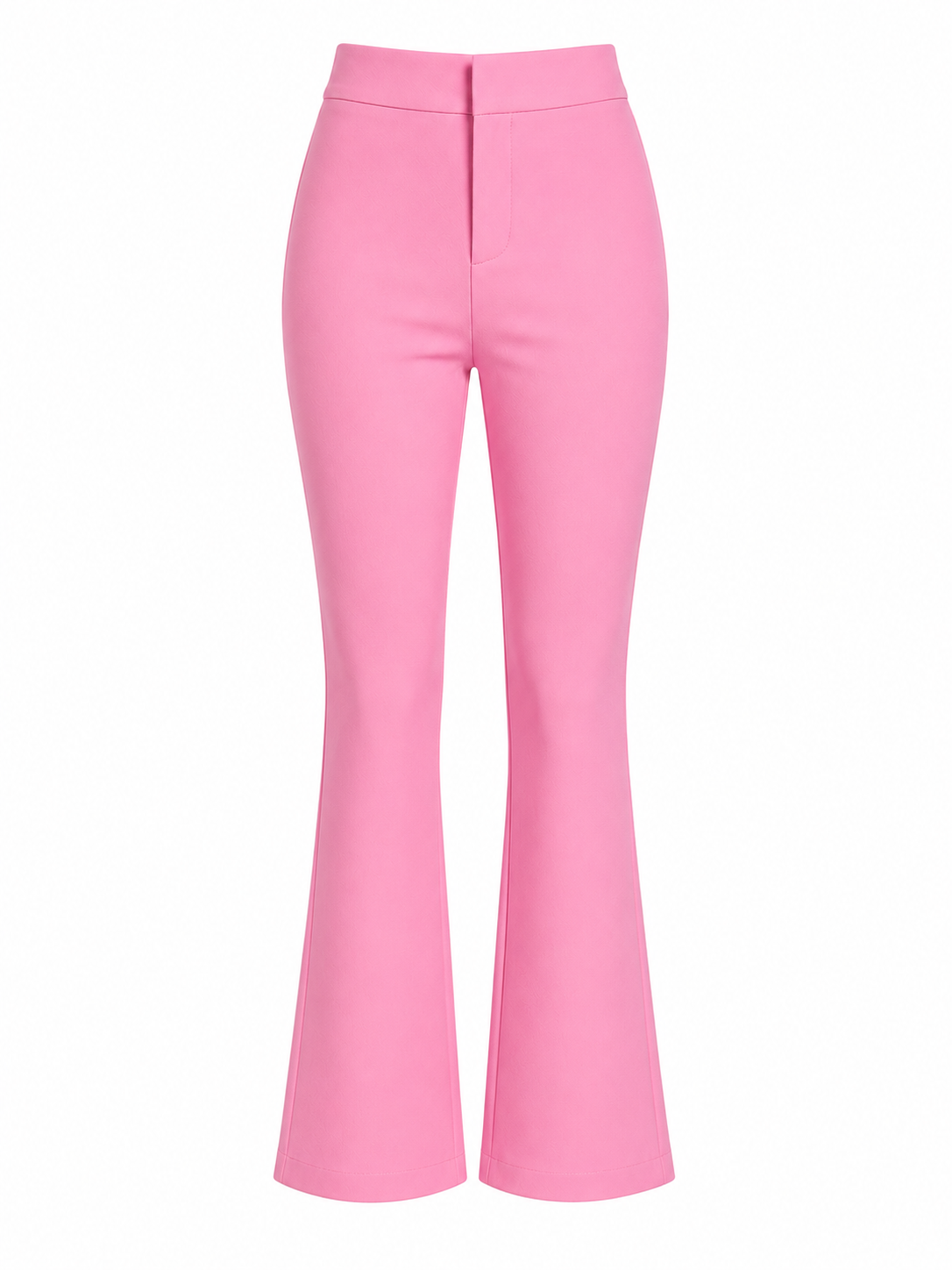Pembe Mini İspanyol Paça Kumaş Pantolon -2286