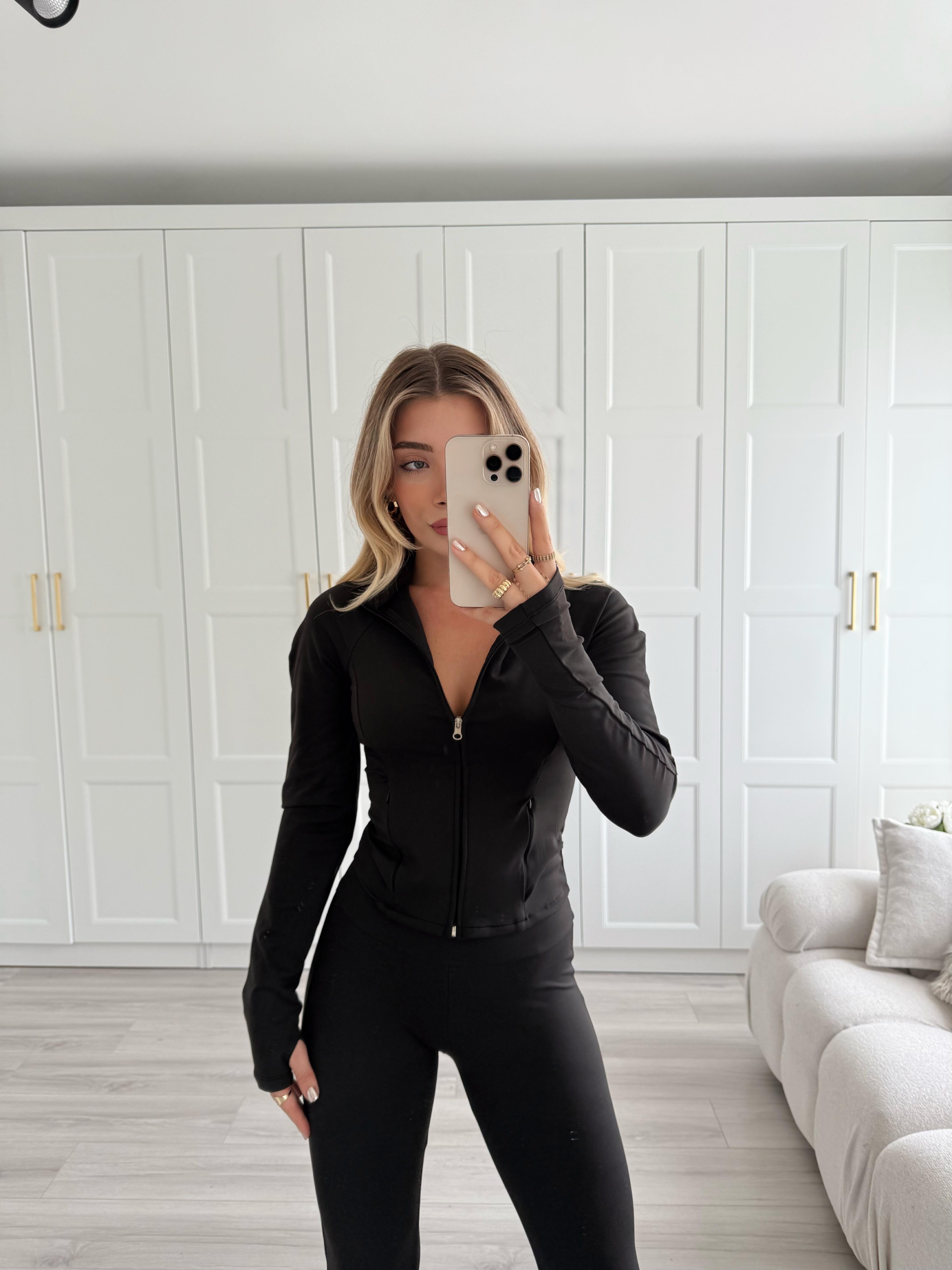 Siyah Orj Marka Soft Touch İkili Takım