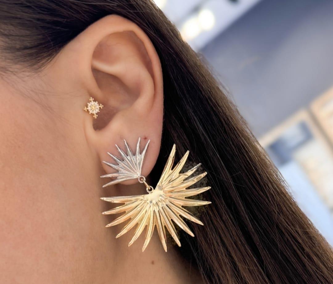 Sunshine Gold-Gümüş Küpe