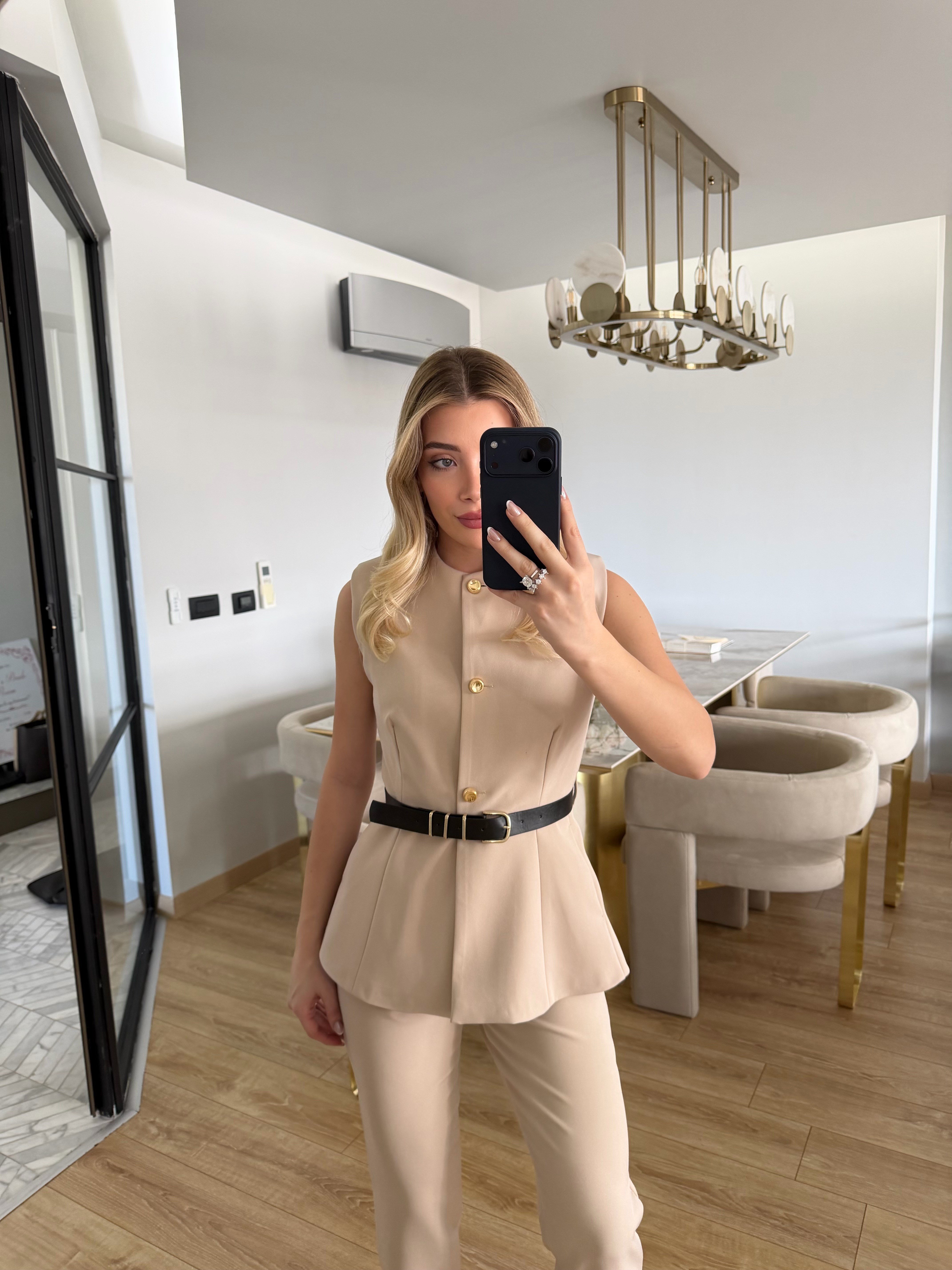 Taş Kemerli Pensli İkili Takım-FW
