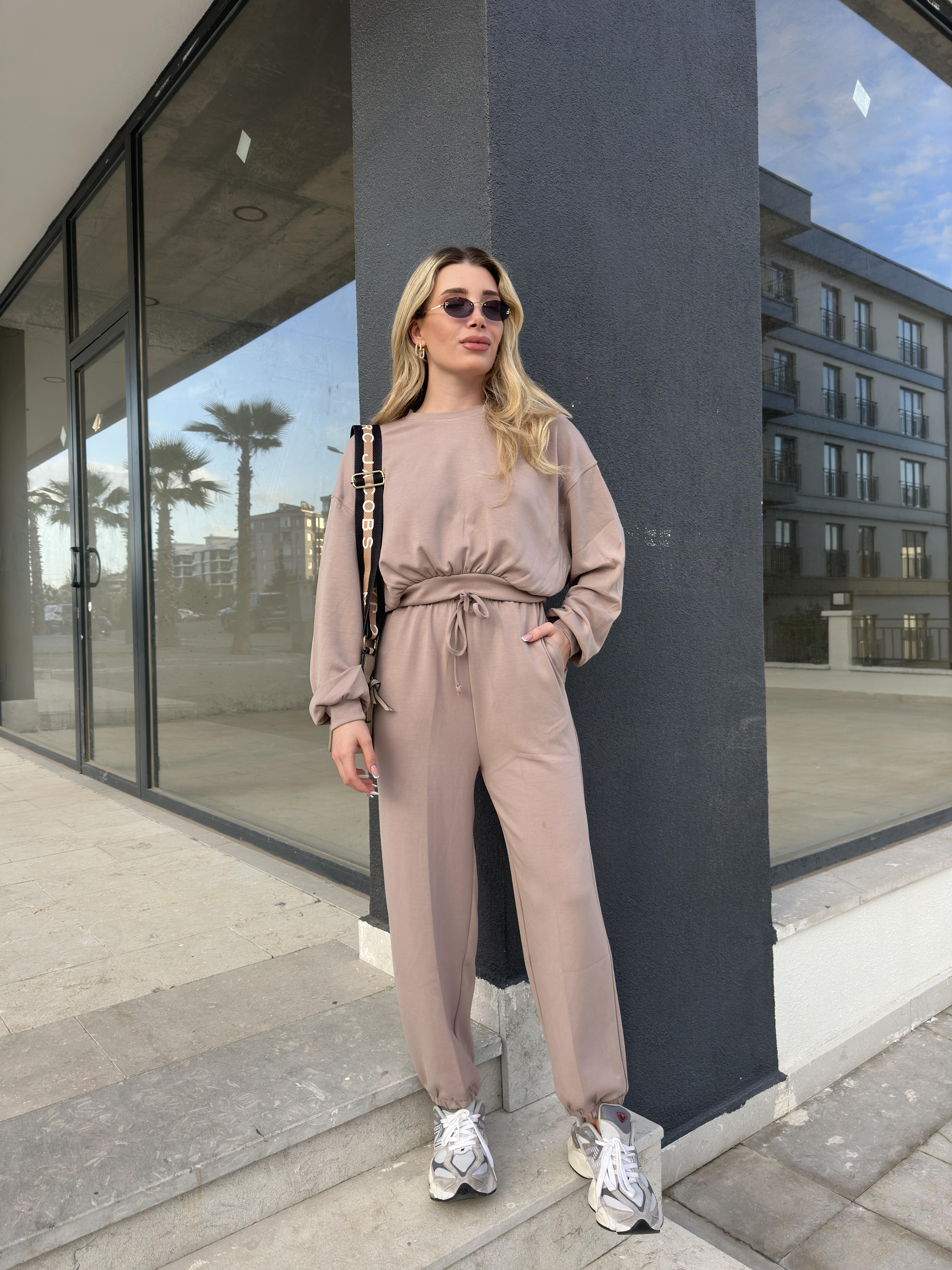 Vizon Modal Kumaş İkili Sweat Takım