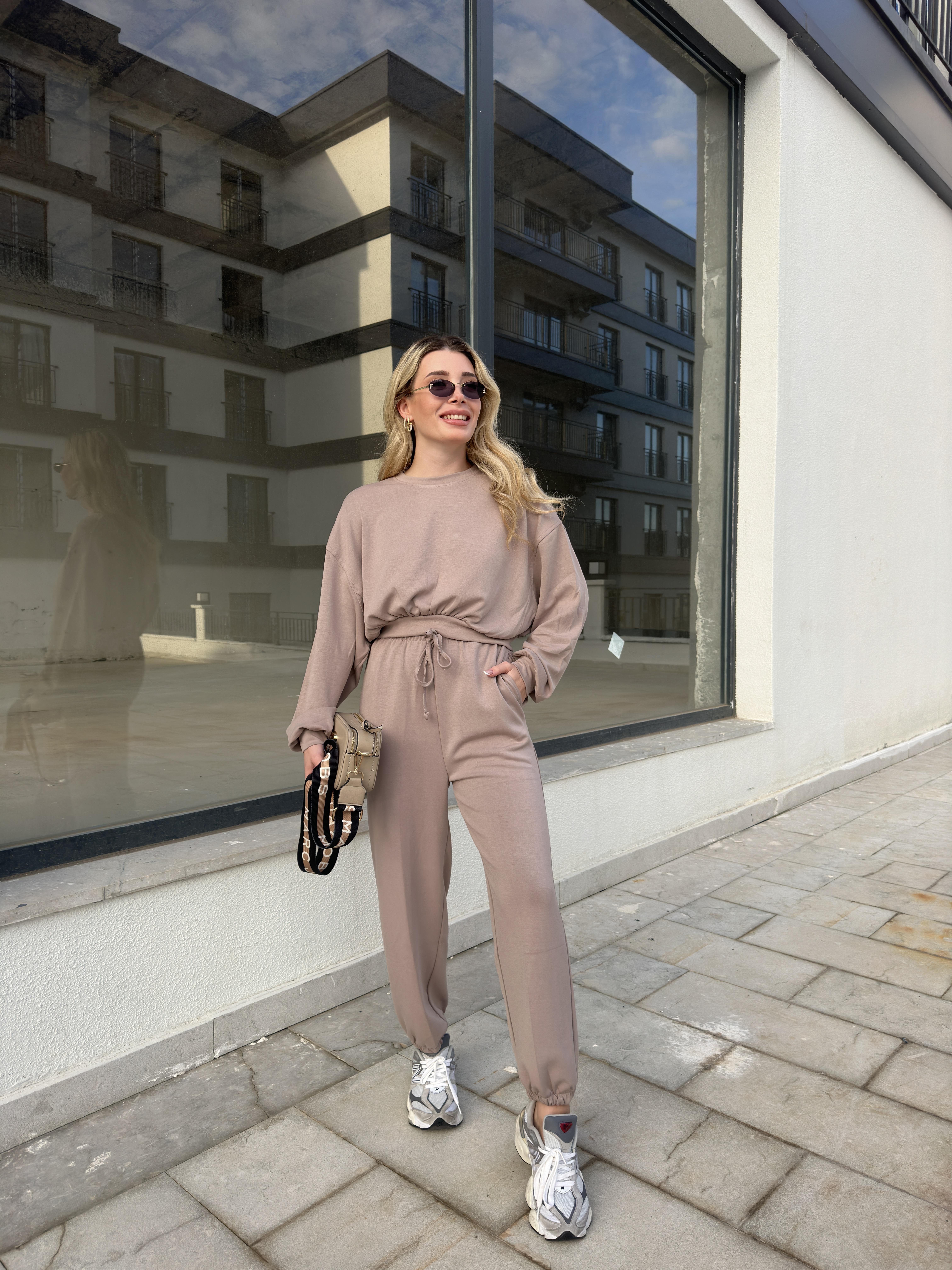 Vizon Modal Kumaş İkili Sweat Takım