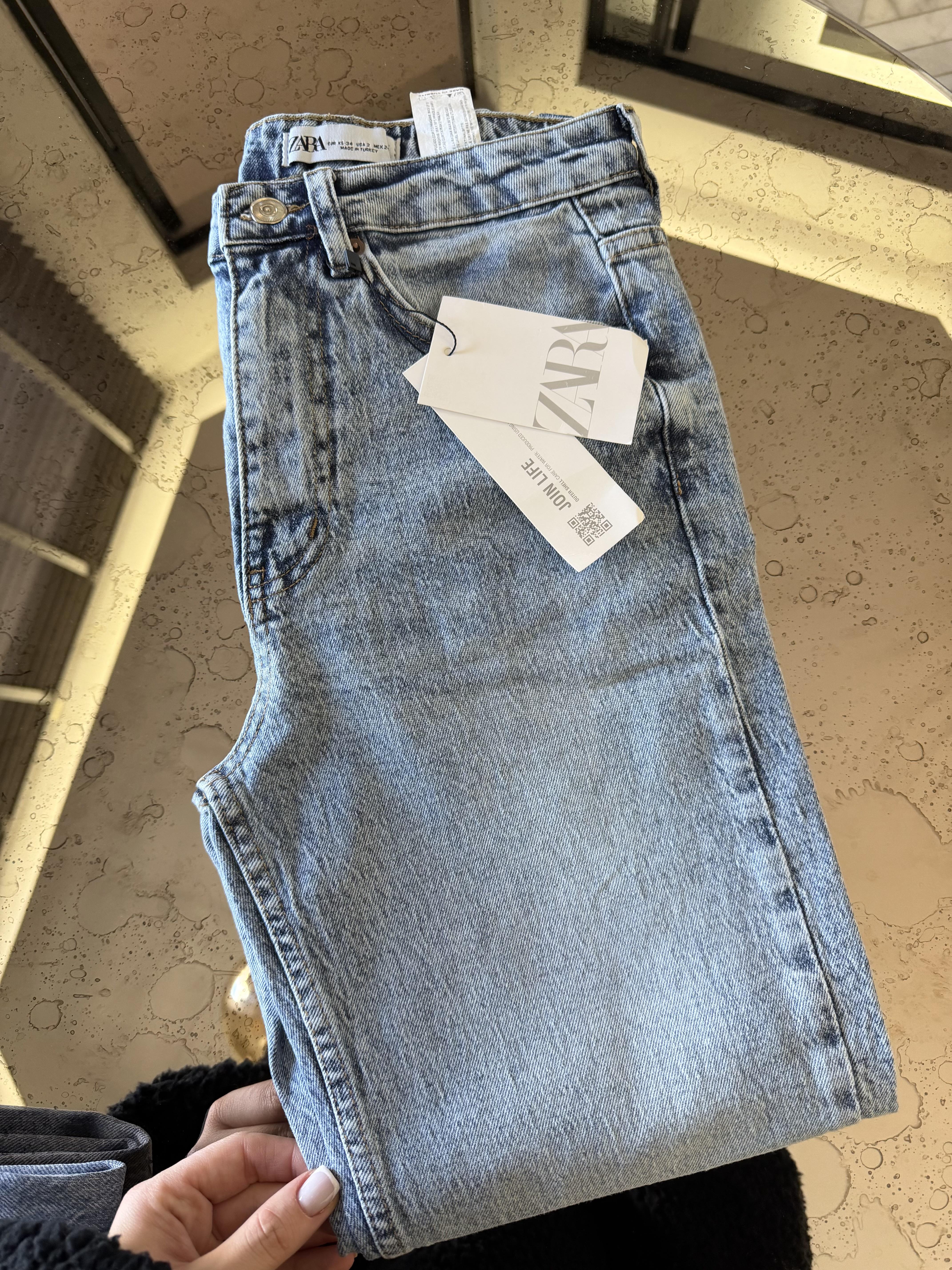 Yıkamalı Mavi Kesik Paçalı Boy Fit Jean -2227