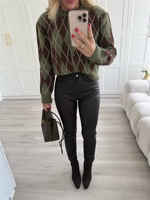 Acı Kahve Marka Model Mumlu Mom Fit Jean