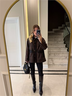 Acı Kahve Mia Safari Ceket - 8677