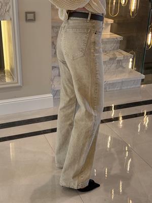 Bej Yıkamalı Orj Marka Straight Jean ZR