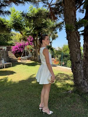 Beyaz İkili Fes Takım