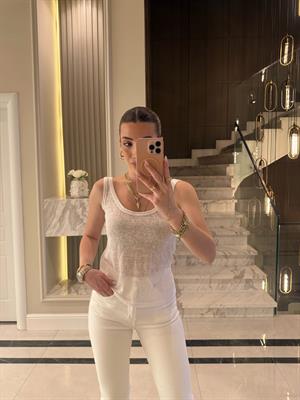 Beyaz Orj Marka Massi Transparan Atlet 