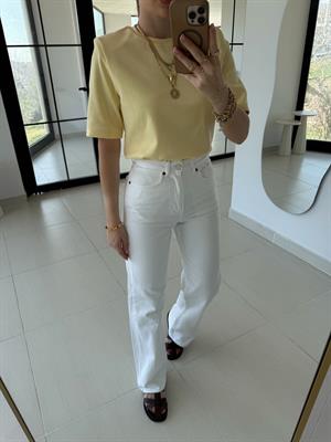 Beyaz Orj Marka Straight Jean