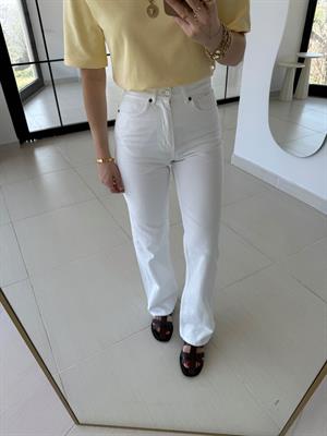 Beyaz Orj Marka Straight Jean