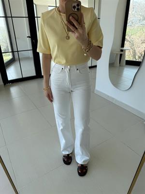 Beyaz Orj Marka Straight Jean