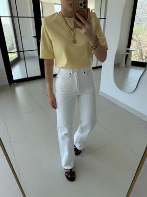 Beyaz Orj Marka Straight Jean