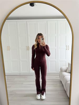 Bordo Orj Marka Soft Touch İkili Takım
