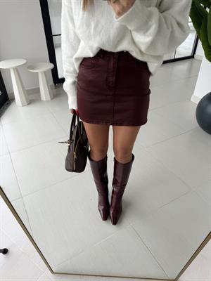 Bordo Orj Marka Mum Kaplama Etek ZR