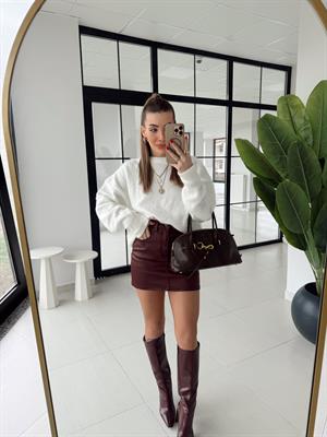 Bordo Orj Marka Mum Kaplama Etek ZR