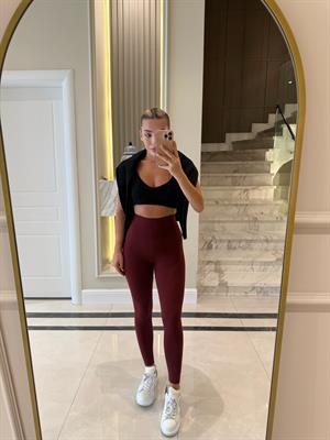 Bordo Orjinal Marka Toparlayıcı Tayt