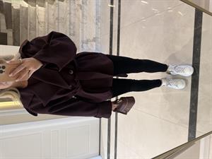 Bordo Oversize Trençkot-9592