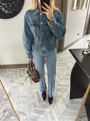 Buz Mavi Straight Fit Jean