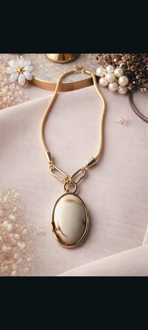 Ekru Codeguard Gold Kolye