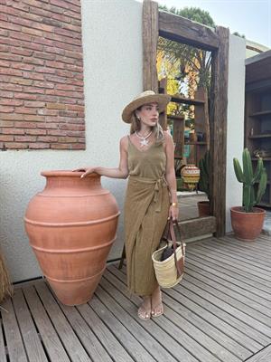 Gold Bağlamalı Simli Delikli Etek