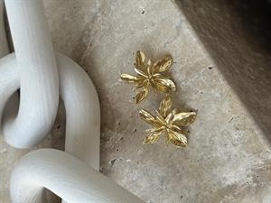Gold  Mini Çiçek Küpe