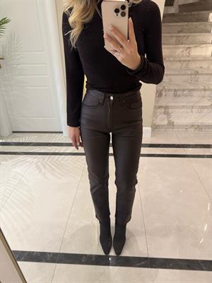 Kahve Marka Model Mumlu Mom Fit Jean