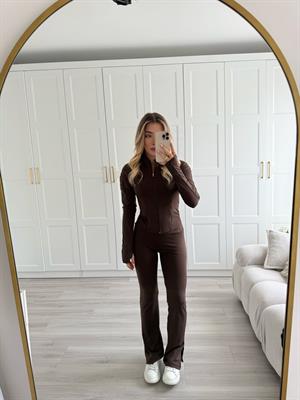 Kahve Orj Marka Soft Touch İkili Takım
