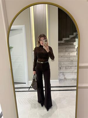 KahveRengi Orjinal Marka Palazzo Jean