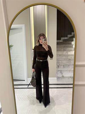 KahveRengi Orjinal Marka Palazzo Jean