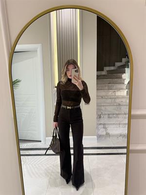 KahveRengi Orjinal Marka Palazzo Jean