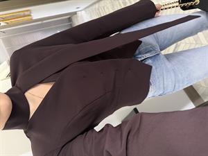 Kahverengi Oturtmalı Kısa Ceket-85175